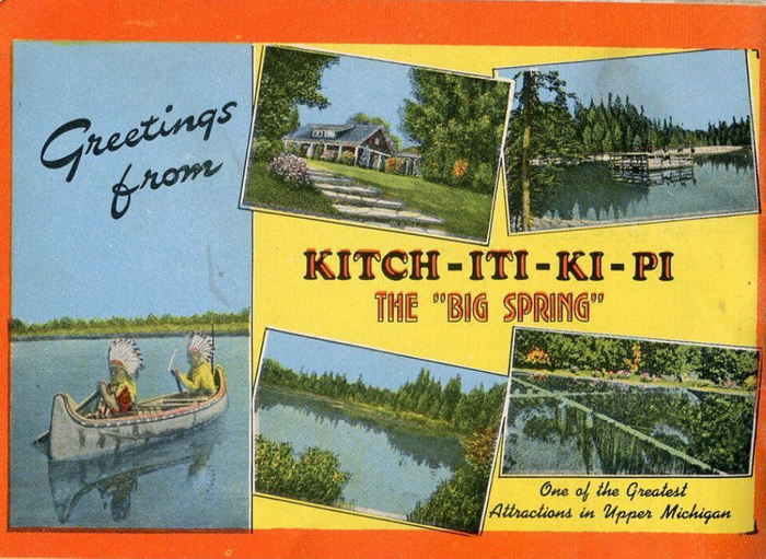 Kitch-iti-kipi - Postcard (newer photo)